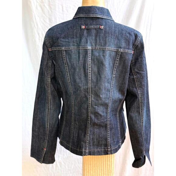 🆕LISTING🆕 Elie Tahari fitted denim jacket - Picture 2 of 10